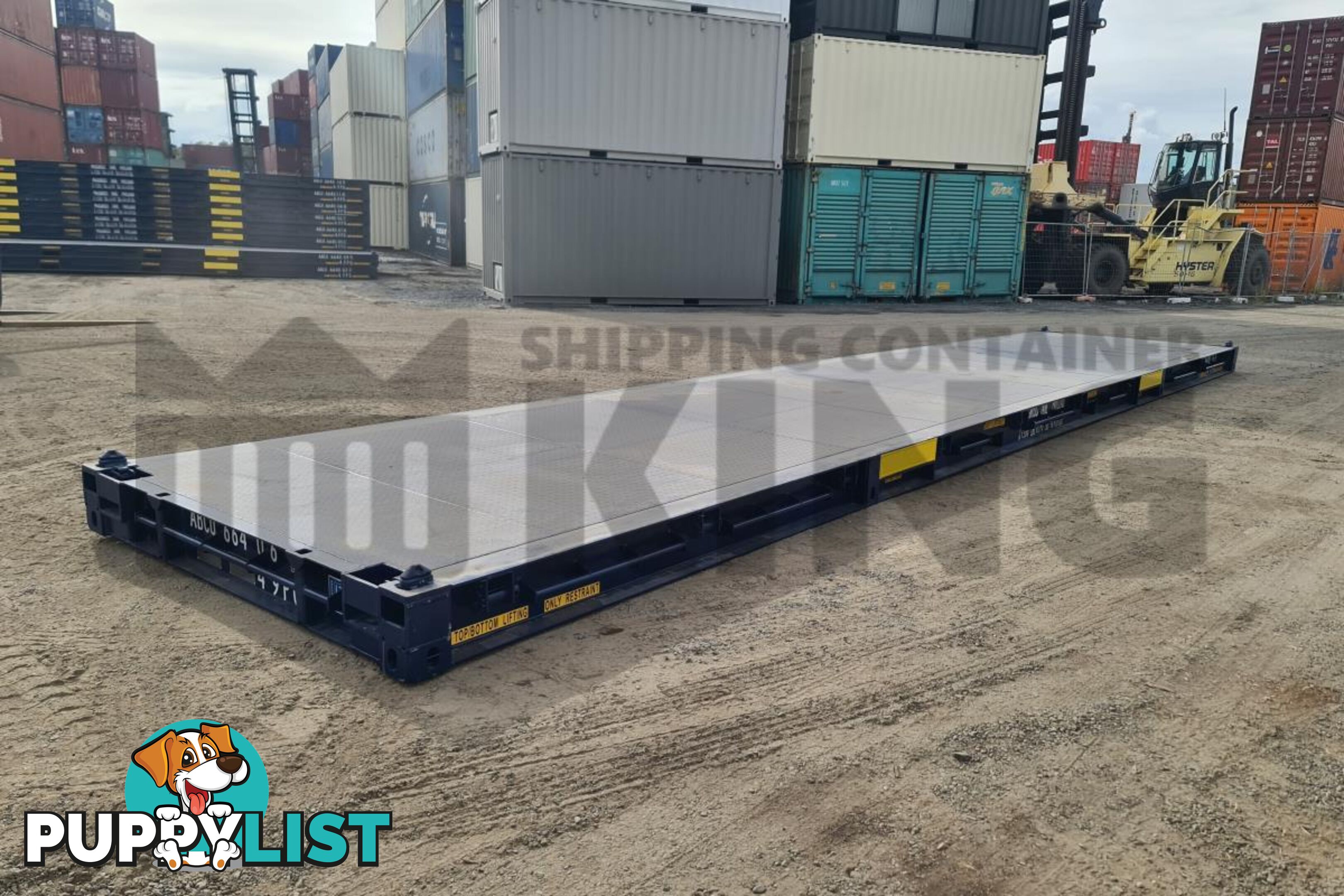 40' PLATFORM 316MM BASE DEPTH SHIPPING CONTAINER (BUILT IN TWIST LOCK) - in Brisbane