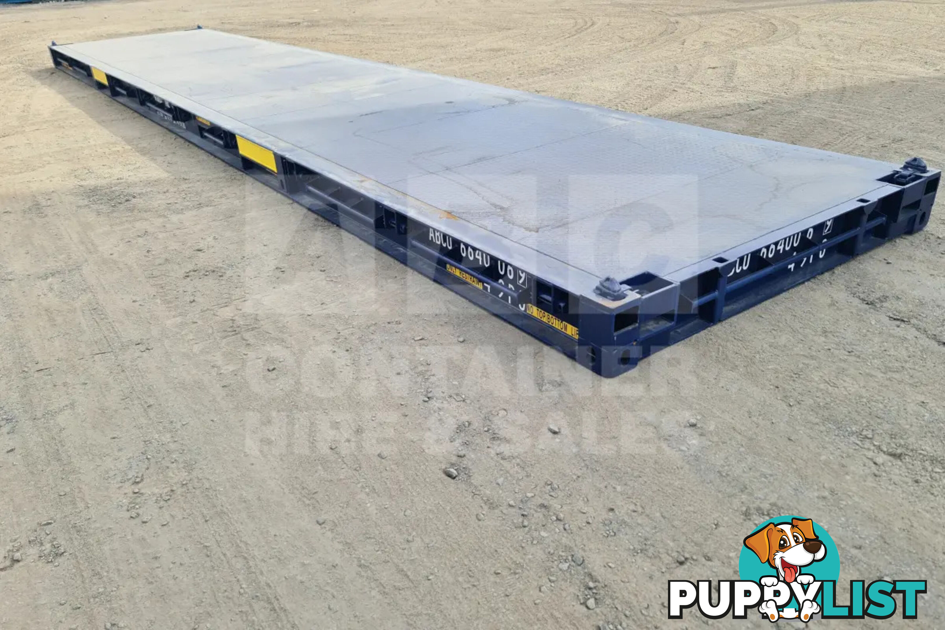 40' PLATFORM 316MM BASE DEPTH SHIPPING CONTAINER (BUILT IN TWIST LOCK)