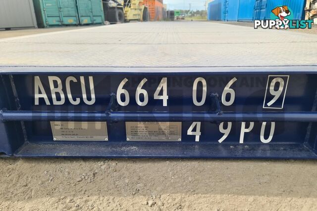 40' PLATFORM 316MM BASE DEPTH SHIPPING CONTAINER (BUILT IN TWIST LOCK) - in Brisbane