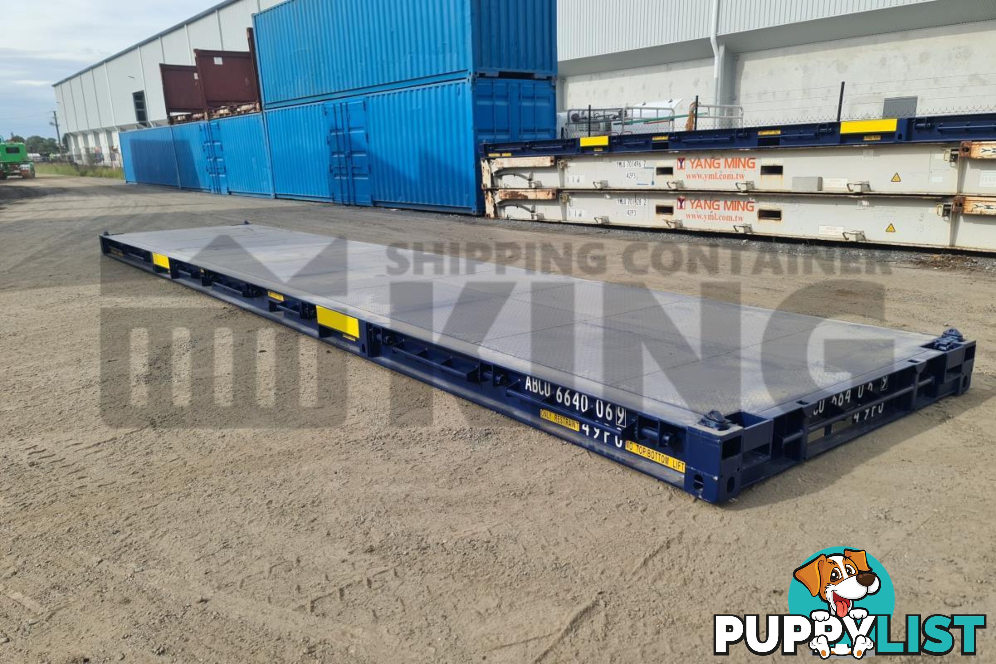 40' PLATFORM 316MM BASE DEPTH SHIPPING CONTAINER (BUILT IN TWIST LOCK) - in Brisbane