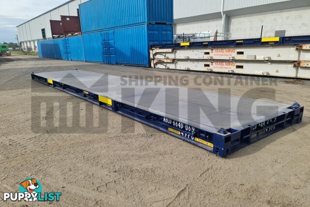 40' PLATFORM 316MM BASE DEPTH SHIPPING CONTAINER (BUILT IN TWIST LOCK) - in Brisbane