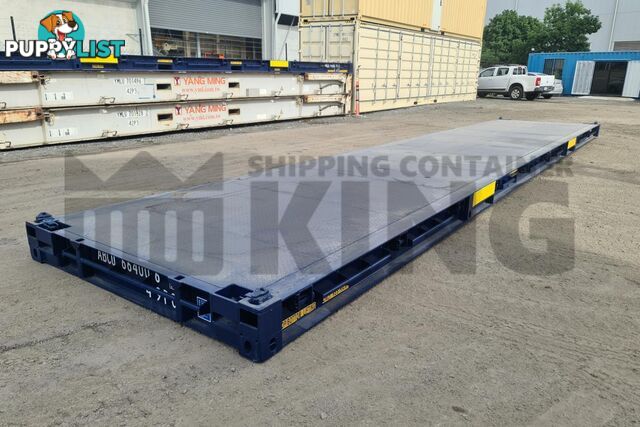 40' PLATFORM 316MM BASE DEPTH SHIPPING CONTAINER (BUILT IN TWIST LOCK) - in Brisbane