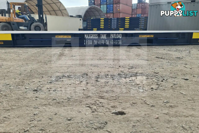 40' PLATFORM 316MM BASE DEPTH SHIPPING CONTAINER (BUILT IN TWIST LOCK)
