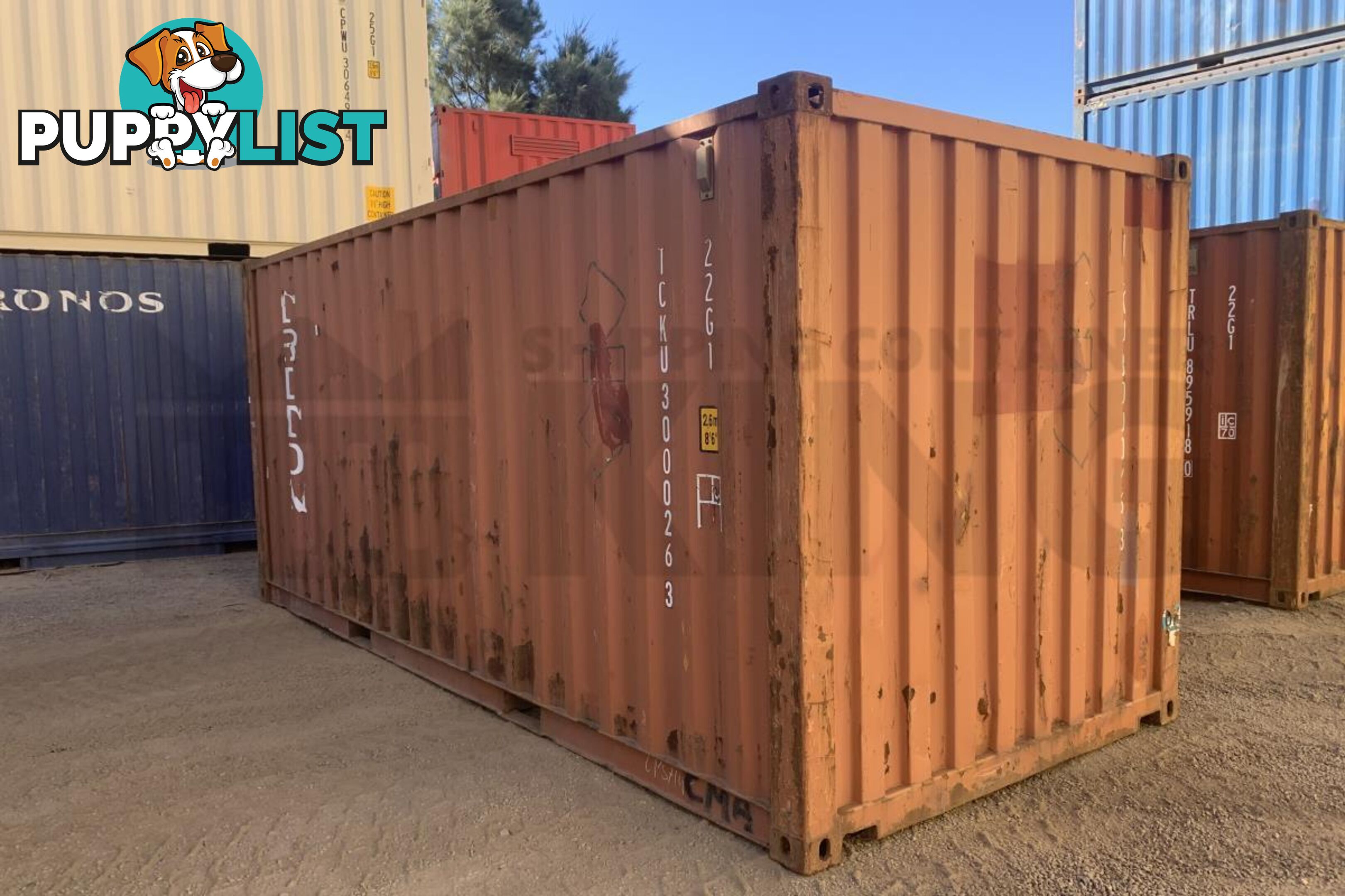 20' STANDARD HEIGHT SHIPPING CONTAINER - in Rockhampton