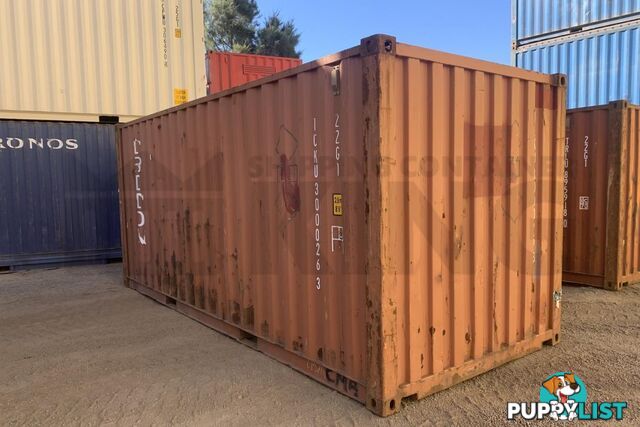 20' STANDARD HEIGHT SHIPPING CONTAINER - in Rockhampton