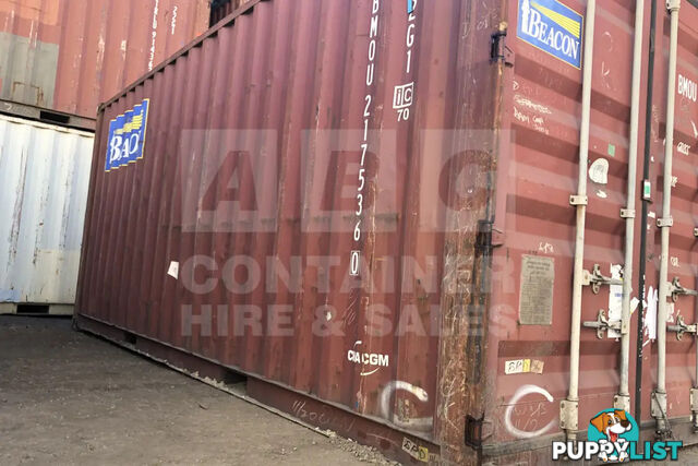 20' STANDARD HEIGHT SHIPPING CONTAINER
