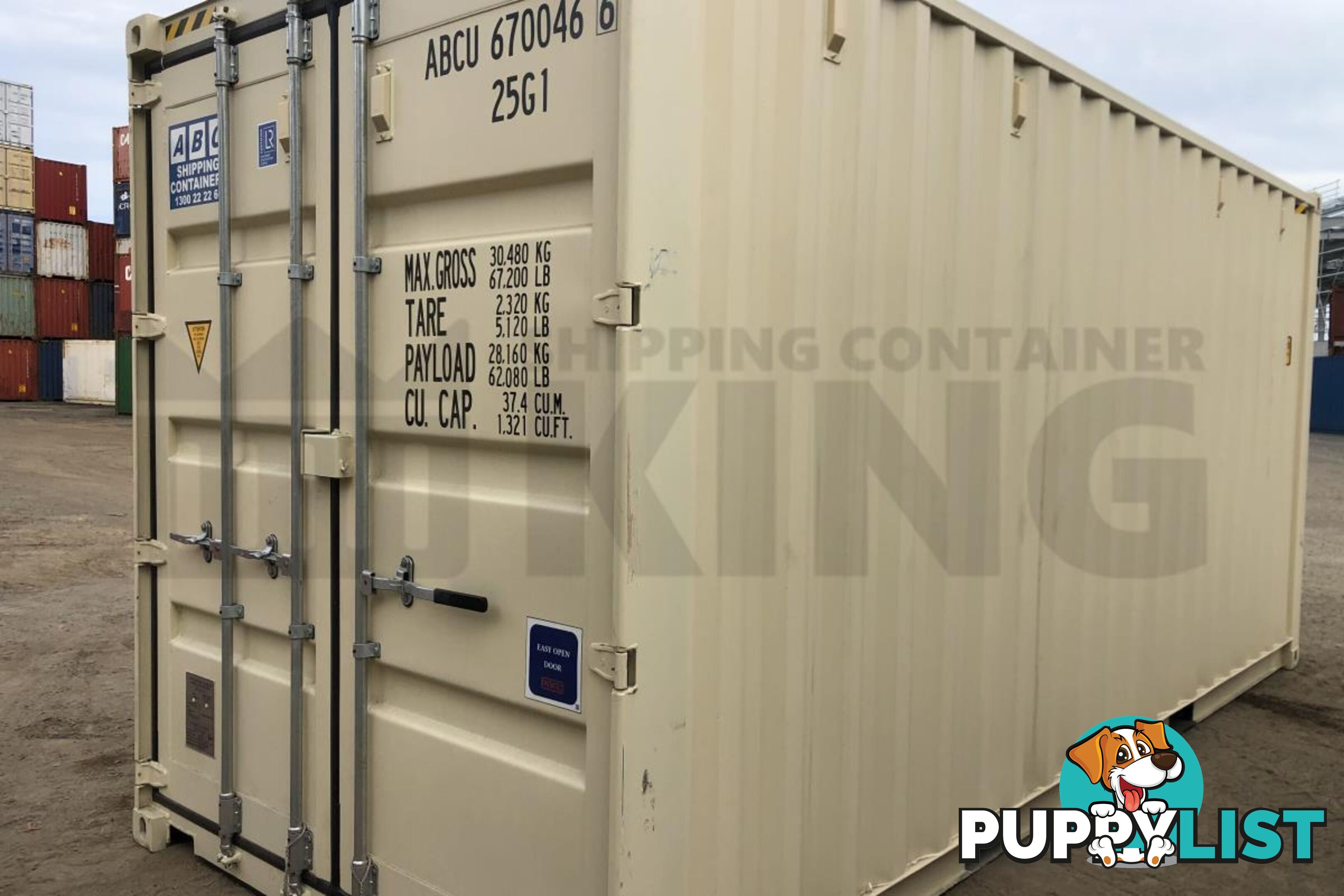 20' HIGH CUBE SHIPPING CONTAINER (STEEL FLOOR) - in Brisbane