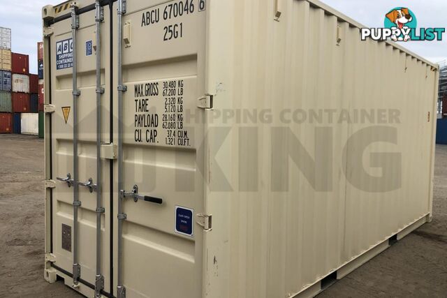 20' HIGH CUBE SHIPPING CONTAINER (STEEL FLOOR) - in Brisbane