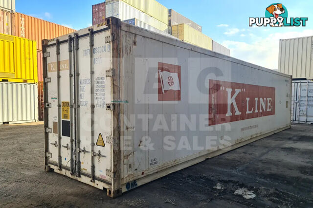 40' HIGH CUBE REFRIGERATED "REEFER" SHIPPING CONTAINER (NON-OPERATIONAL)
