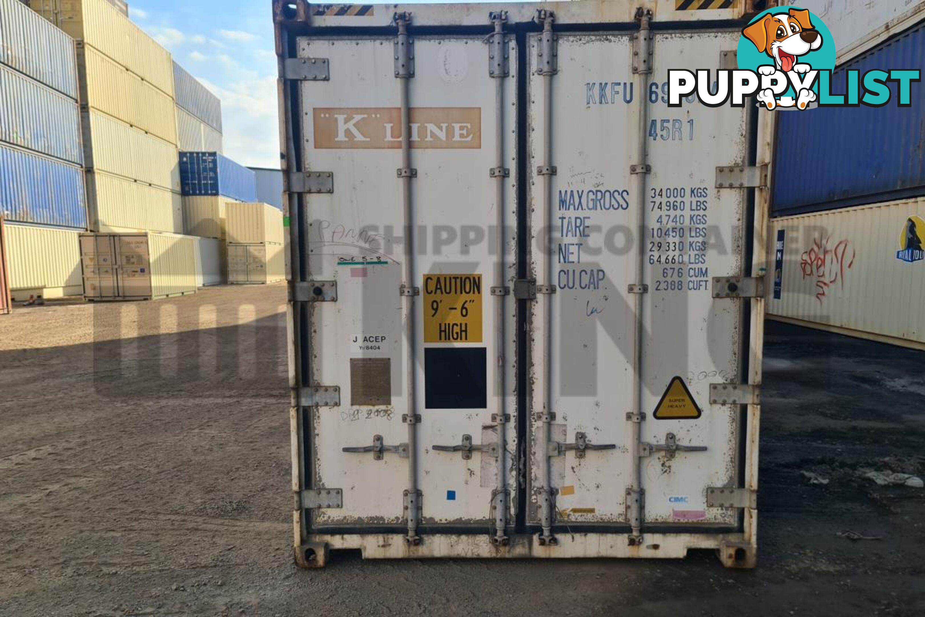 40' HIGH CUBE REFRIGERATED "REEFER" SHIPPING CONTAINER (NON-OPERATIONAL) - in Brisbane