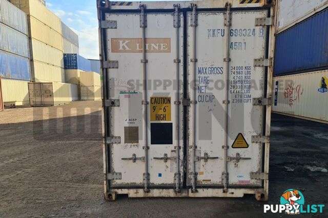 40' HIGH CUBE REFRIGERATED "REEFER" SHIPPING CONTAINER (NON-OPERATIONAL) - in Brisbane