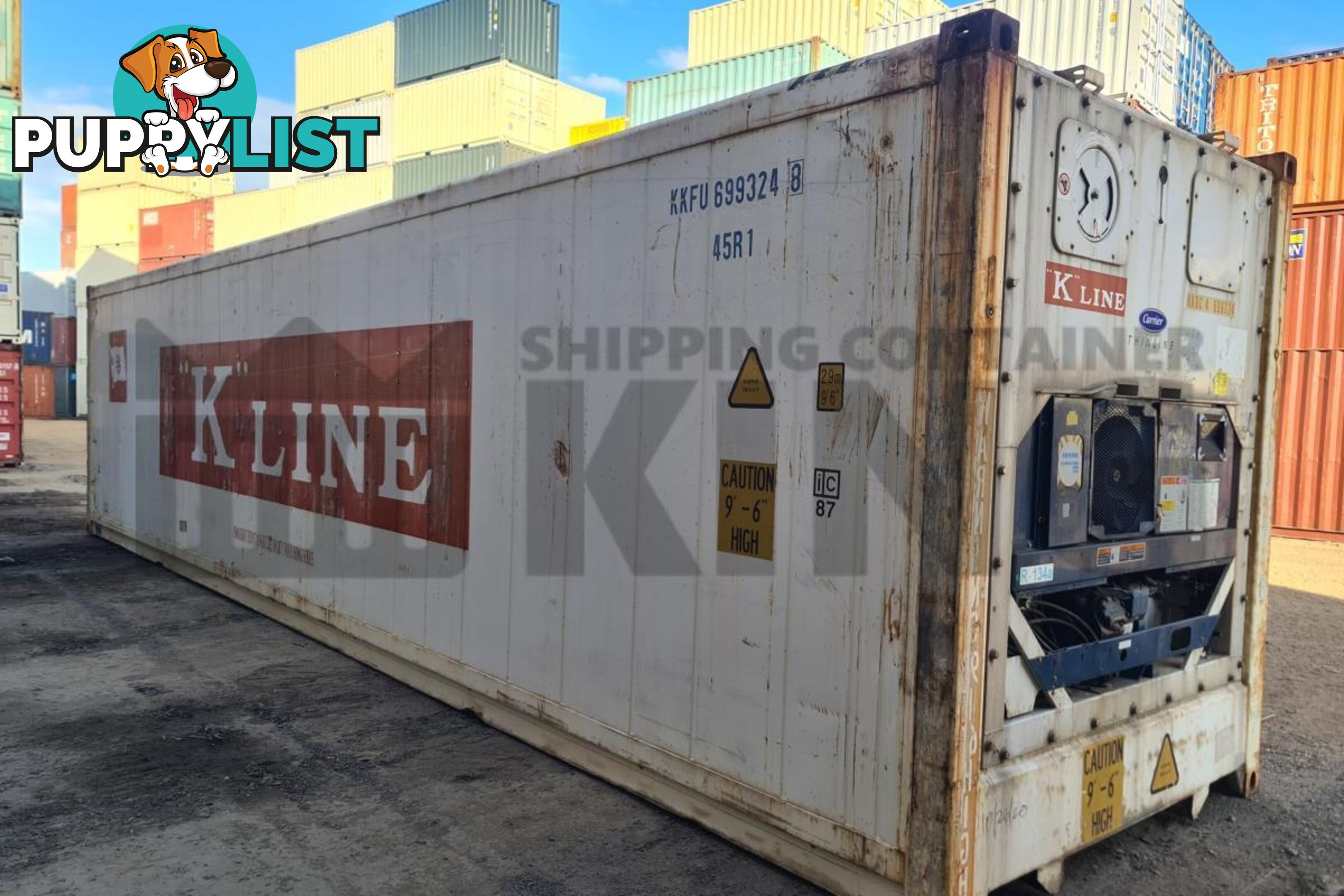 40' HIGH CUBE REFRIGERATED "REEFER" SHIPPING CONTAINER (NON-OPERATIONAL) - in Brisbane