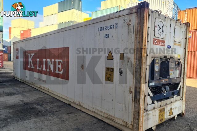 40' HIGH CUBE REFRIGERATED "REEFER" SHIPPING CONTAINER (NON-OPERATIONAL) - in Brisbane