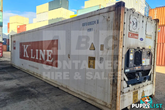 40' HIGH CUBE REFRIGERATED "REEFER" SHIPPING CONTAINER (NON-OPERATIONAL) - in Brisbane