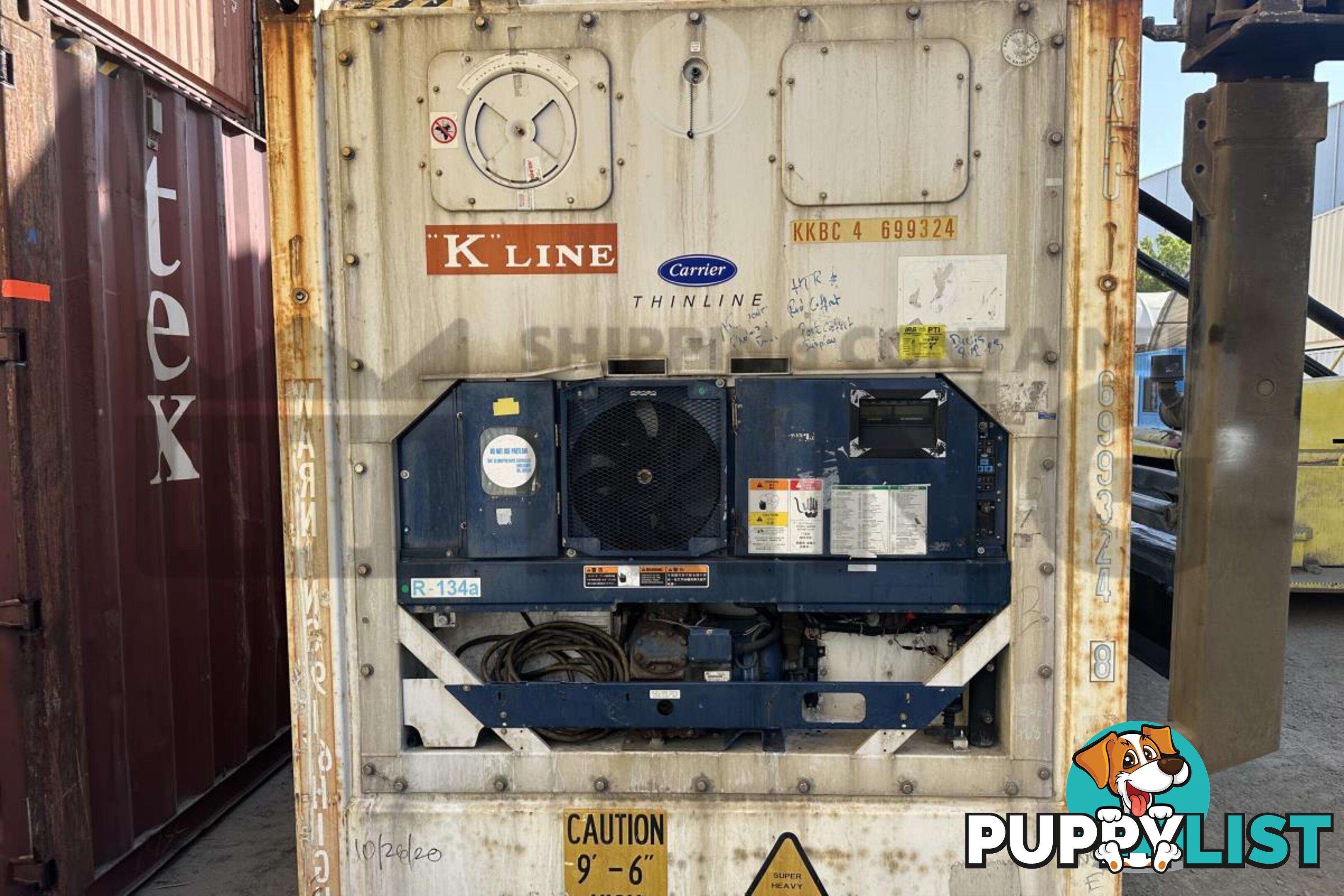 40' HIGH CUBE REFRIGERATED "REEFER" SHIPPING CONTAINER (NON-OPERATIONAL) - in Brisbane
