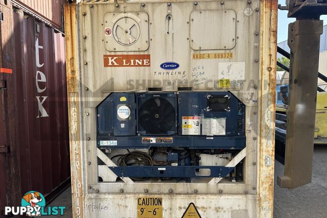 40' HIGH CUBE REFRIGERATED "REEFER" SHIPPING CONTAINER (NON-OPERATIONAL) - in Brisbane