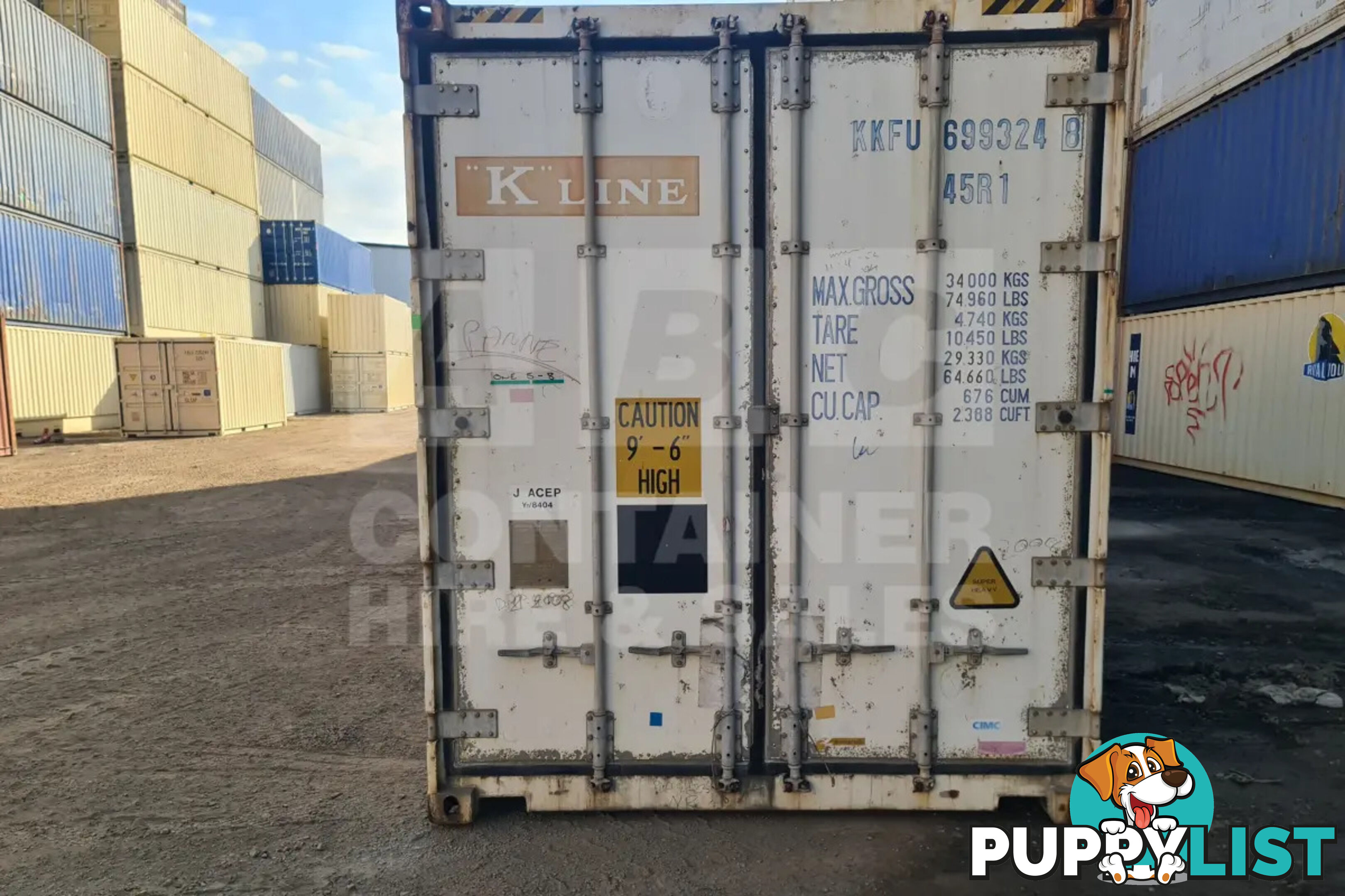 40' HIGH CUBE REFRIGERATED "REEFER" SHIPPING CONTAINER (NON-OPERATIONAL) - in Brisbane