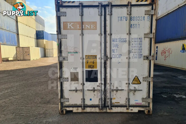 40' HIGH CUBE REFRIGERATED "REEFER" SHIPPING CONTAINER (NON-OPERATIONAL) - in Brisbane