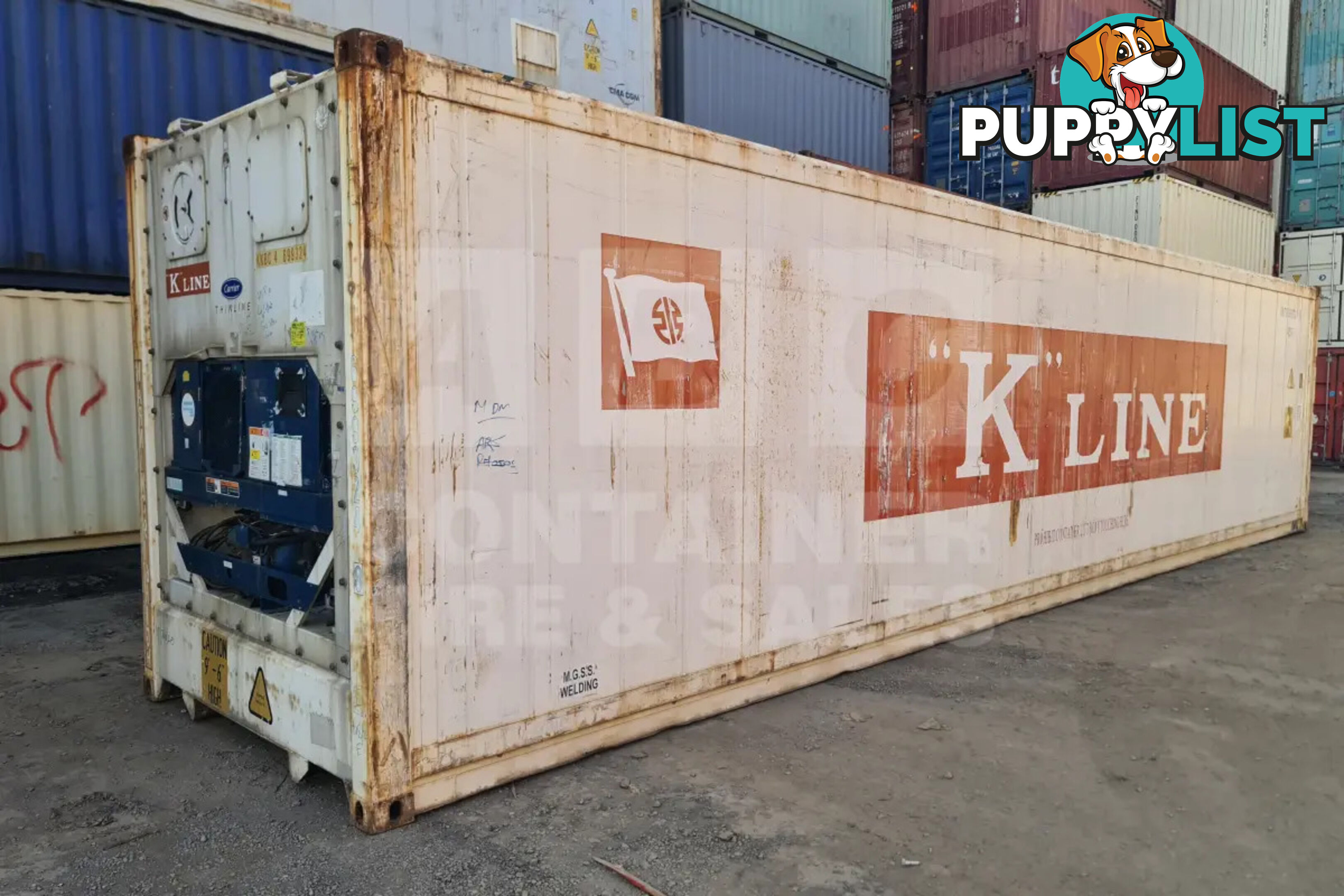 40' HIGH CUBE REFRIGERATED "REEFER" SHIPPING CONTAINER (NON-OPERATIONAL) - in Brisbane