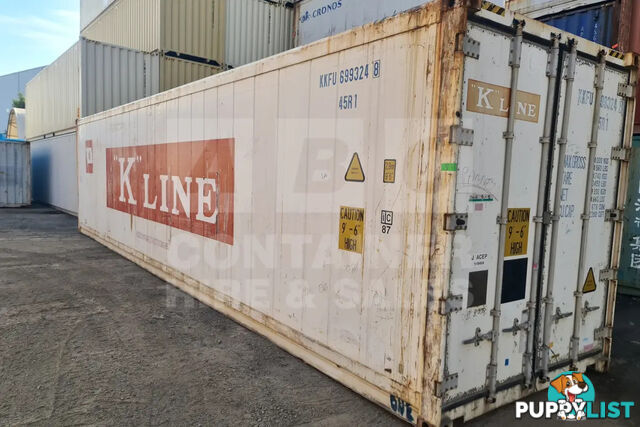 40' HIGH CUBE REFRIGERATED "REEFER" SHIPPING CONTAINER (NON-OPERATIONAL) - in Brisbane