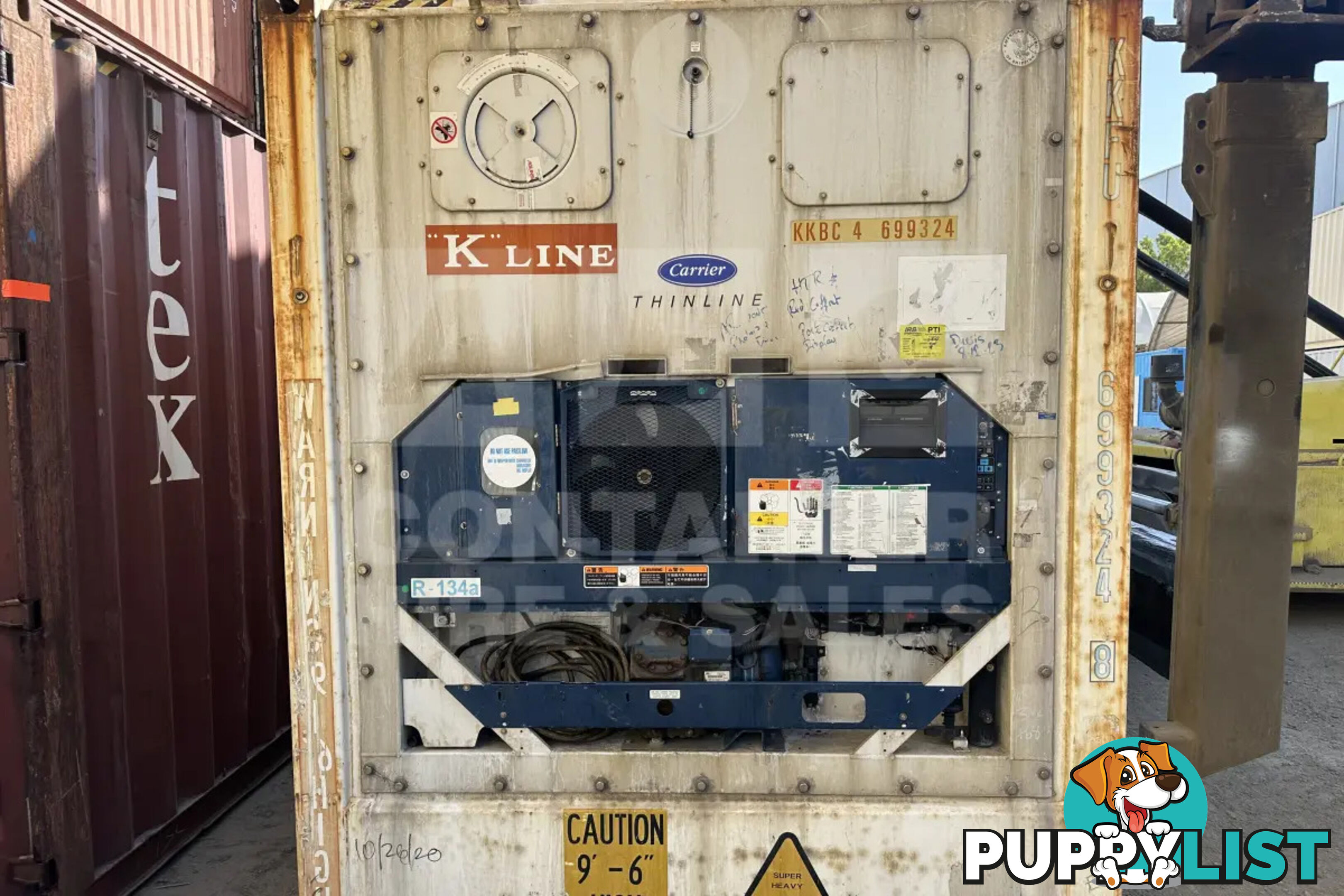 40' HIGH CUBE REFRIGERATED "REEFER" SHIPPING CONTAINER (NON-OPERATIONAL) - in Brisbane