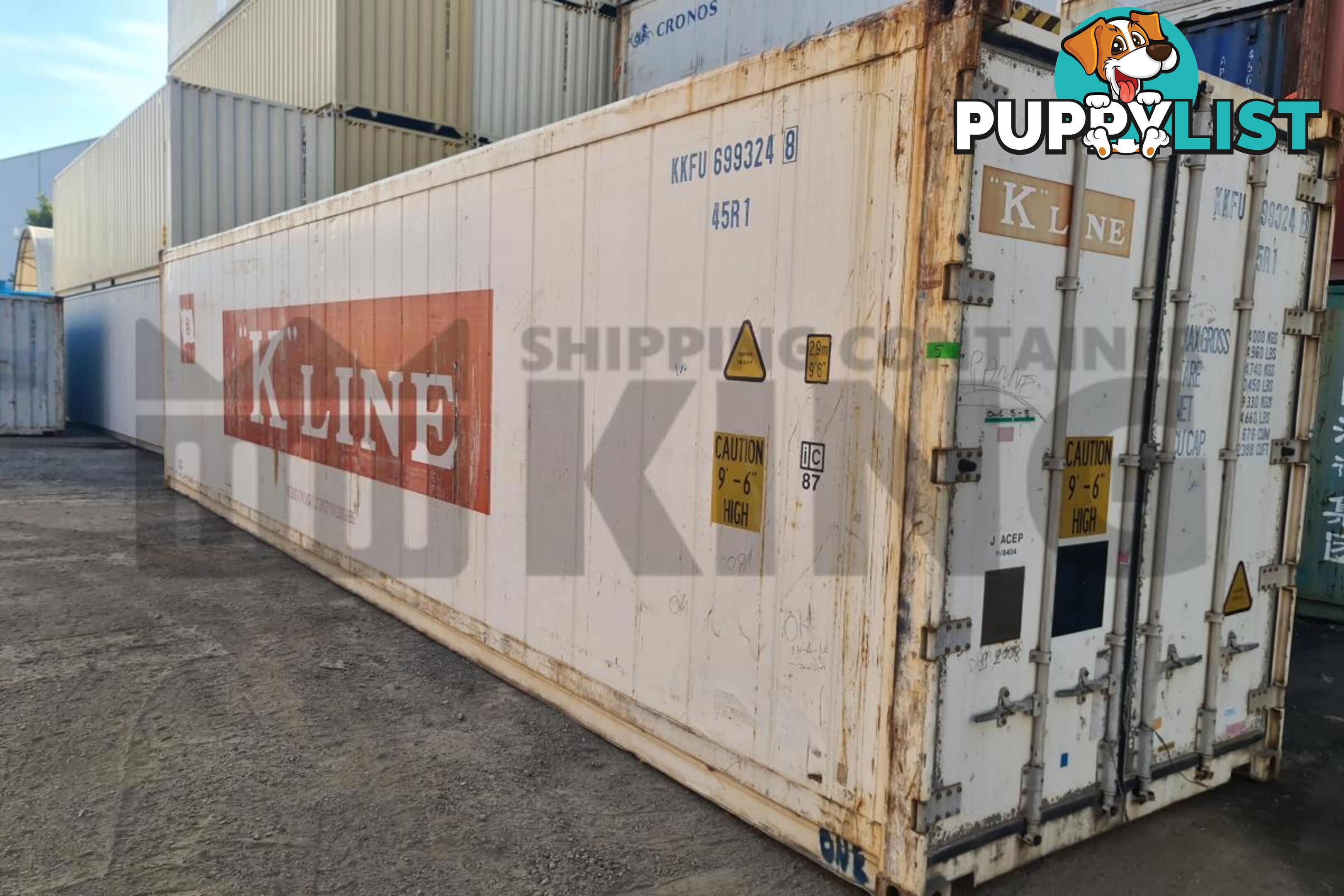 40' HIGH CUBE REFRIGERATED "REEFER" SHIPPING CONTAINER (NON-OPERATIONAL) - in Brisbane