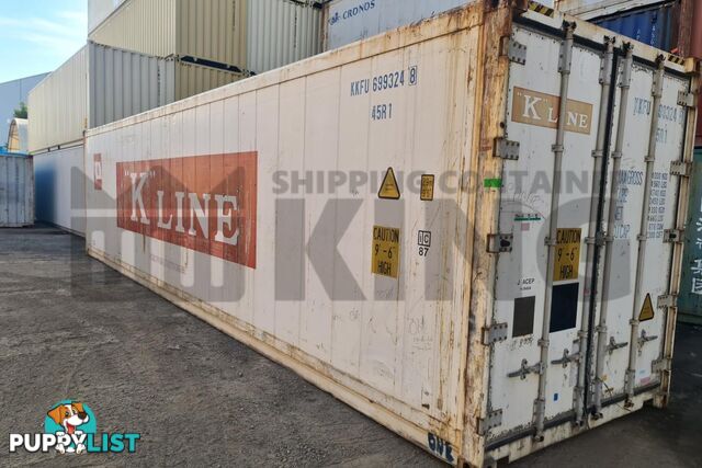 40' HIGH CUBE REFRIGERATED "REEFER" SHIPPING CONTAINER (NON-OPERATIONAL) - in Brisbane