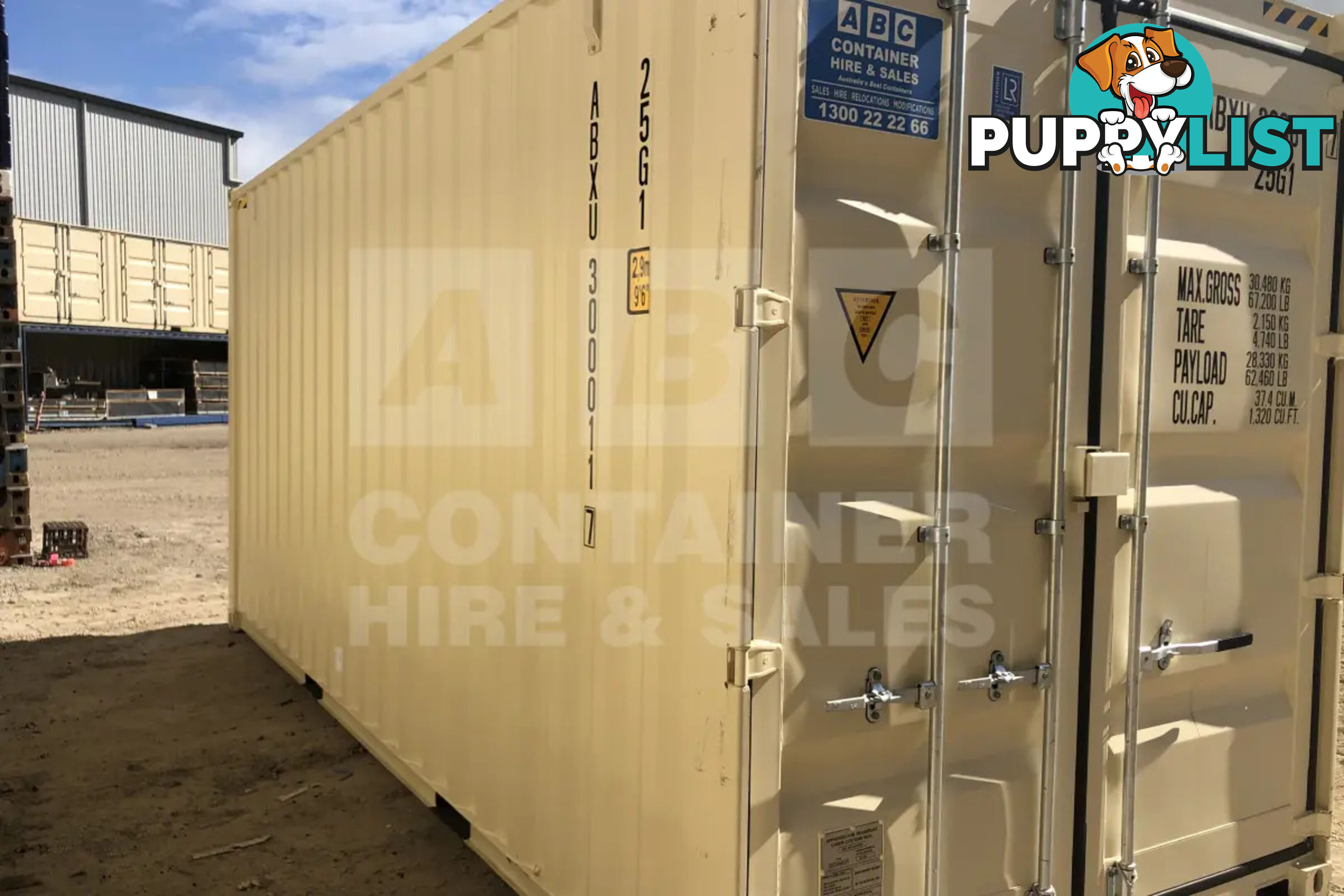 20' HIGH CUBE SHIPPING CONTAINER