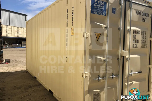 20' HIGH CUBE SHIPPING CONTAINER