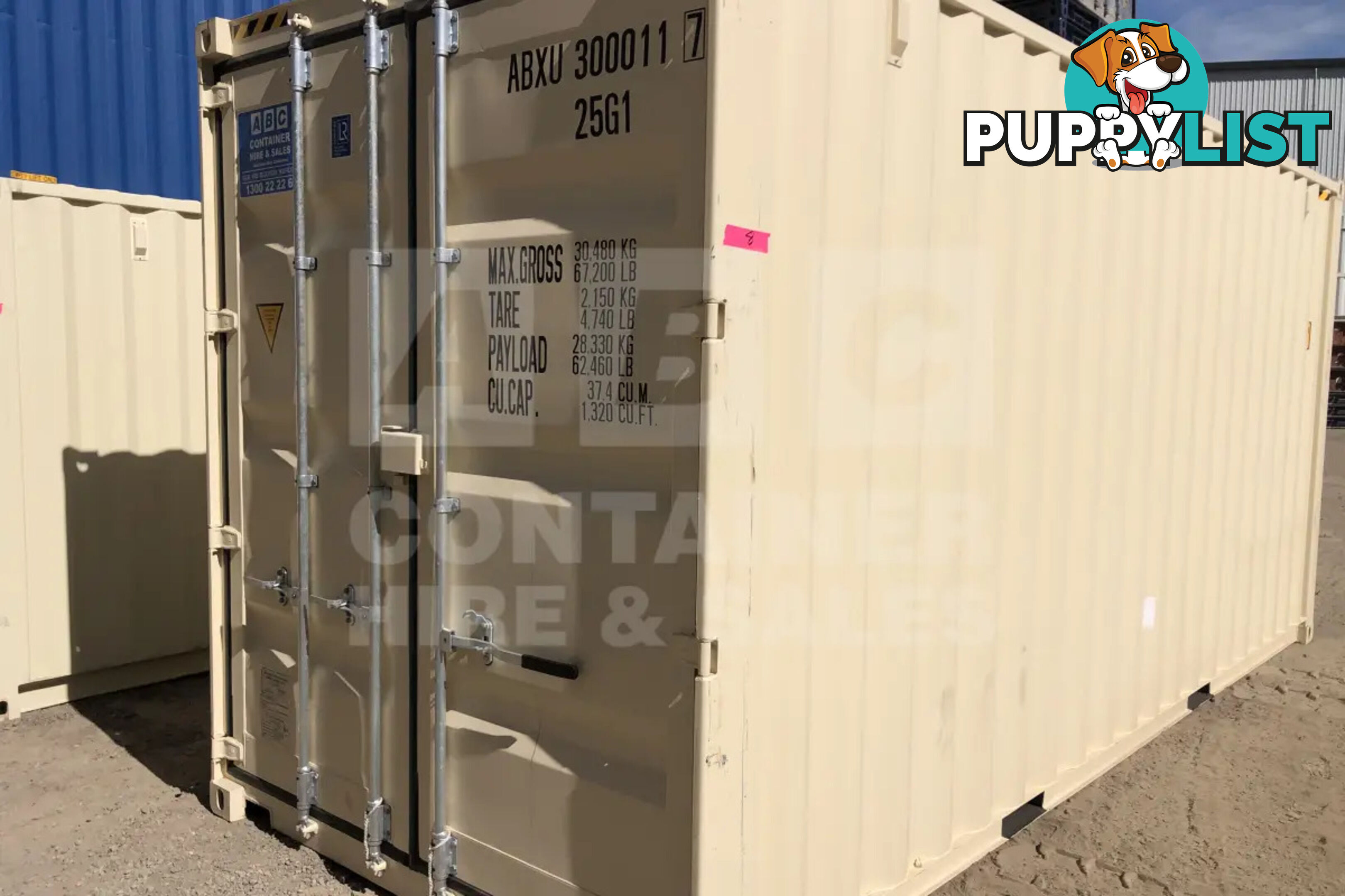 20' HIGH CUBE SHIPPING CONTAINER