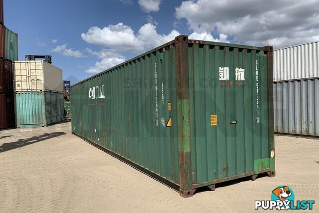 40' HIGH CUBE SHIPPING CONTAINER - in Chinchilla