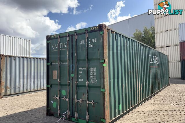 40' HIGH CUBE SHIPPING CONTAINER - in Chinchilla