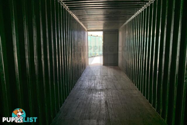 40' HIGH CUBE SHIPPING CONTAINER - in Chinchilla