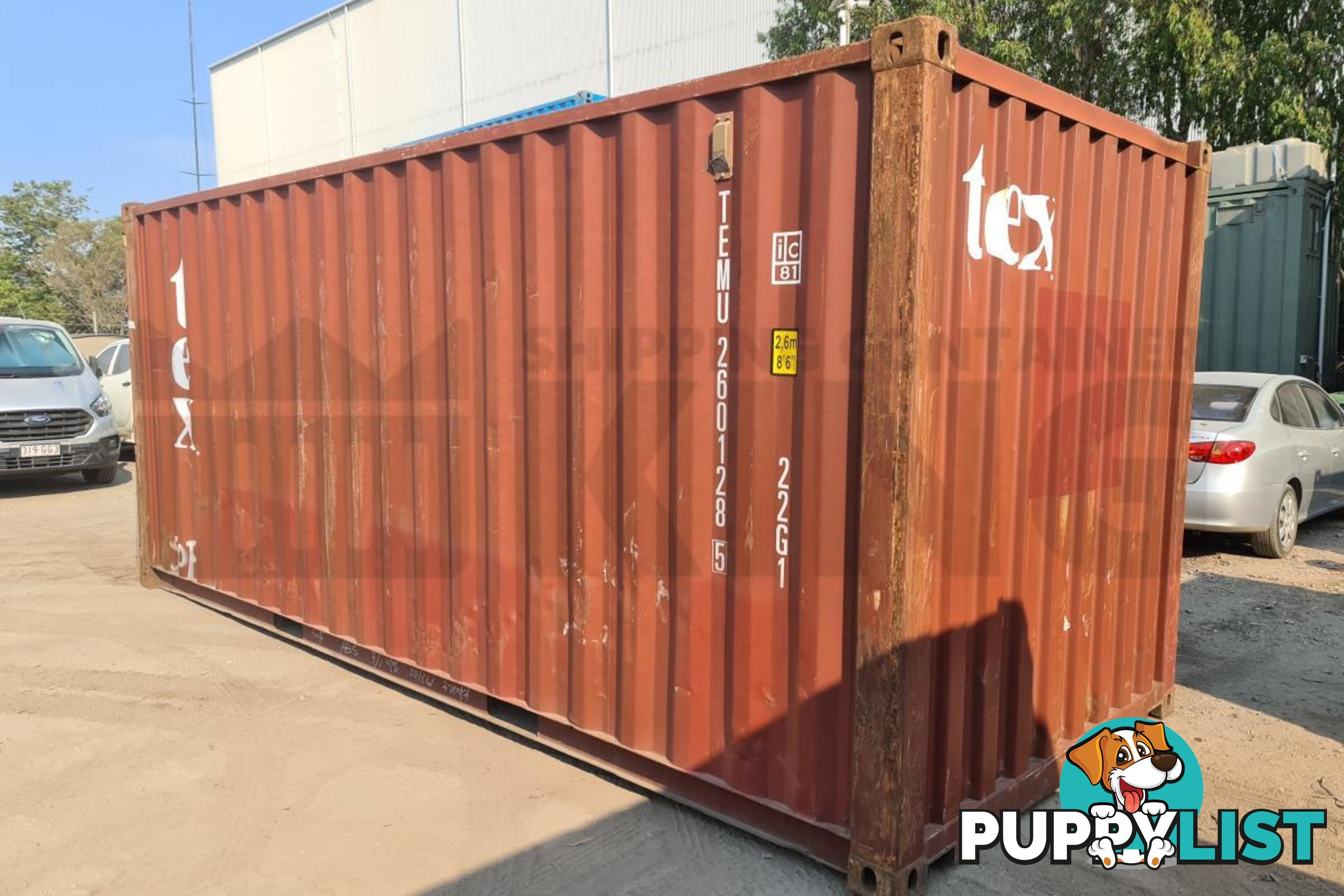 20' STANDARD HEIGHT SHIPPING CONTAINER - in Brisbane