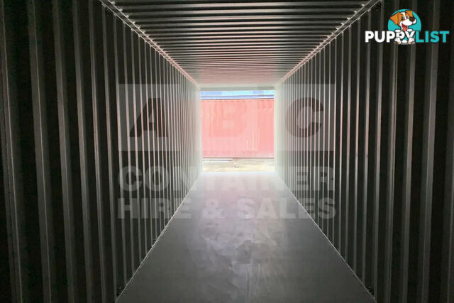 40' HIGH CUBE SHIPPING CONTAINER (STEEL FLOOR) - in Brisbane