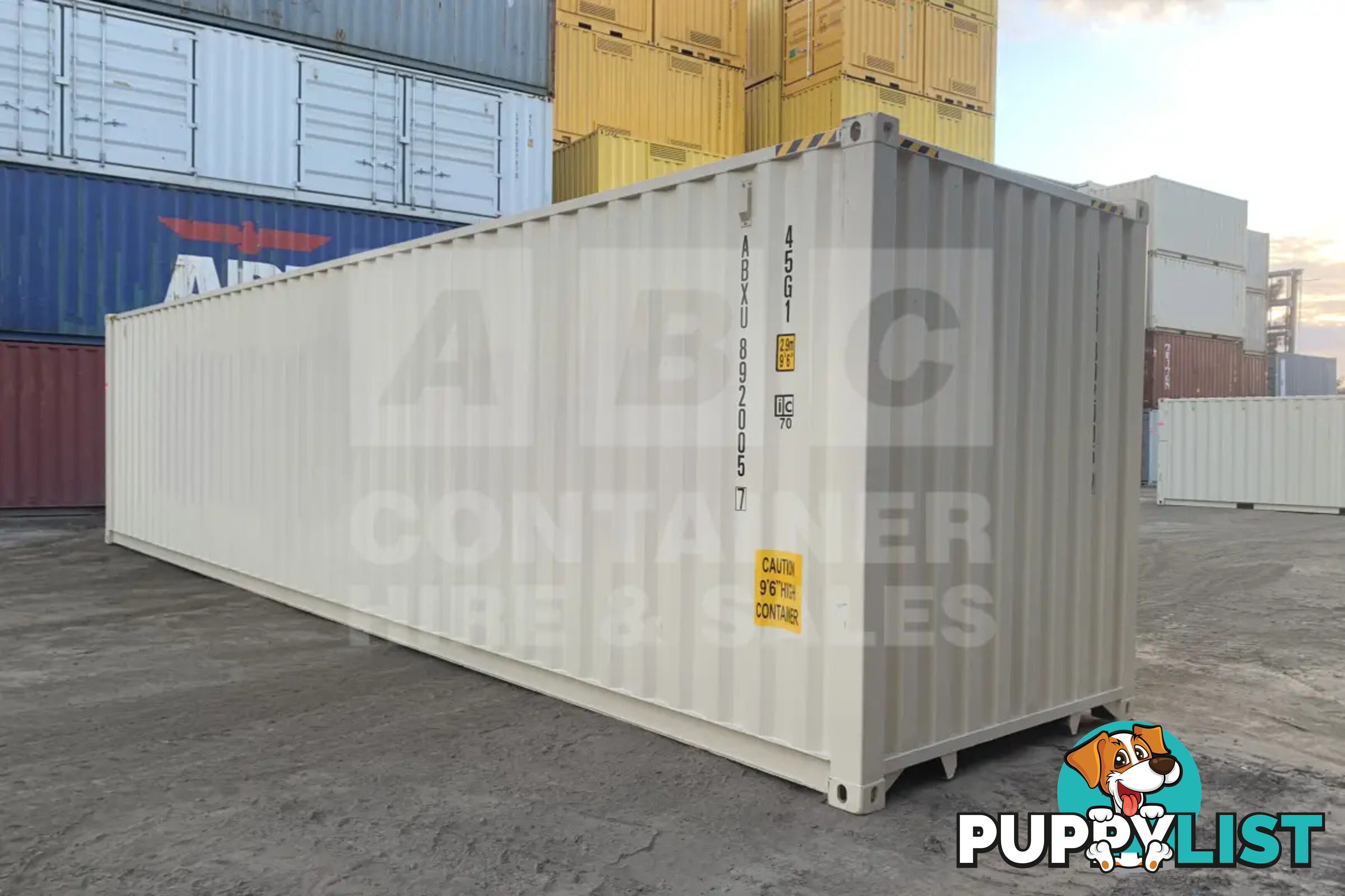 40' HIGH CUBE SHIPPING CONTAINER (STEEL FLOOR) - in Brisbane