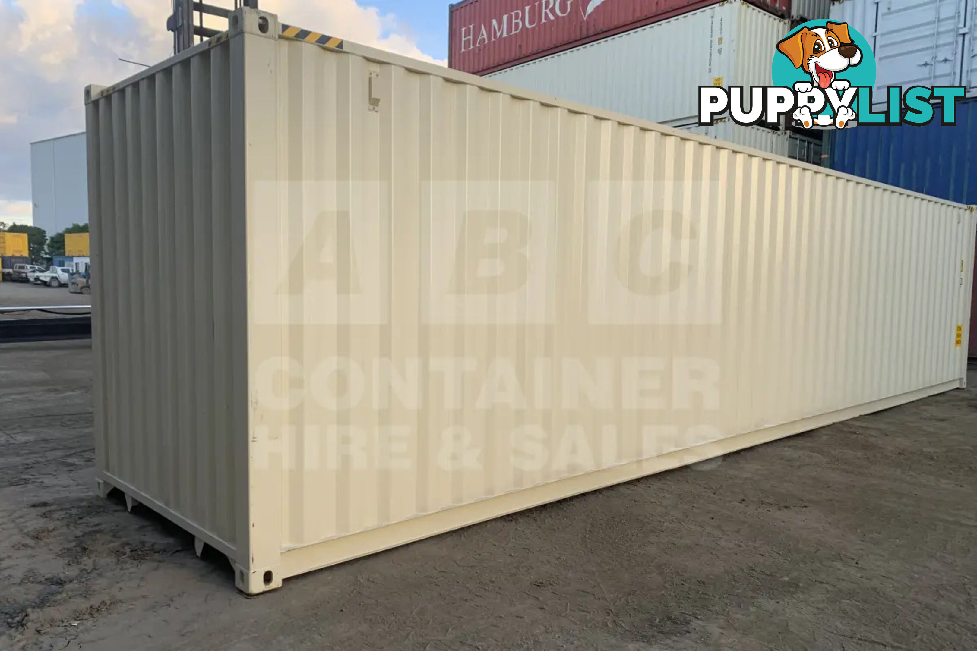40' HIGH CUBE SHIPPING CONTAINER (STEEL FLOOR) - in Brisbane