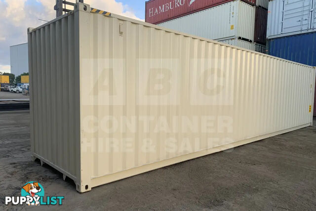 40' HIGH CUBE SHIPPING CONTAINER (STEEL FLOOR) - in Brisbane