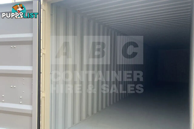 40' HIGH CUBE SHIPPING CONTAINER (STEEL FLOOR) - in Brisbane