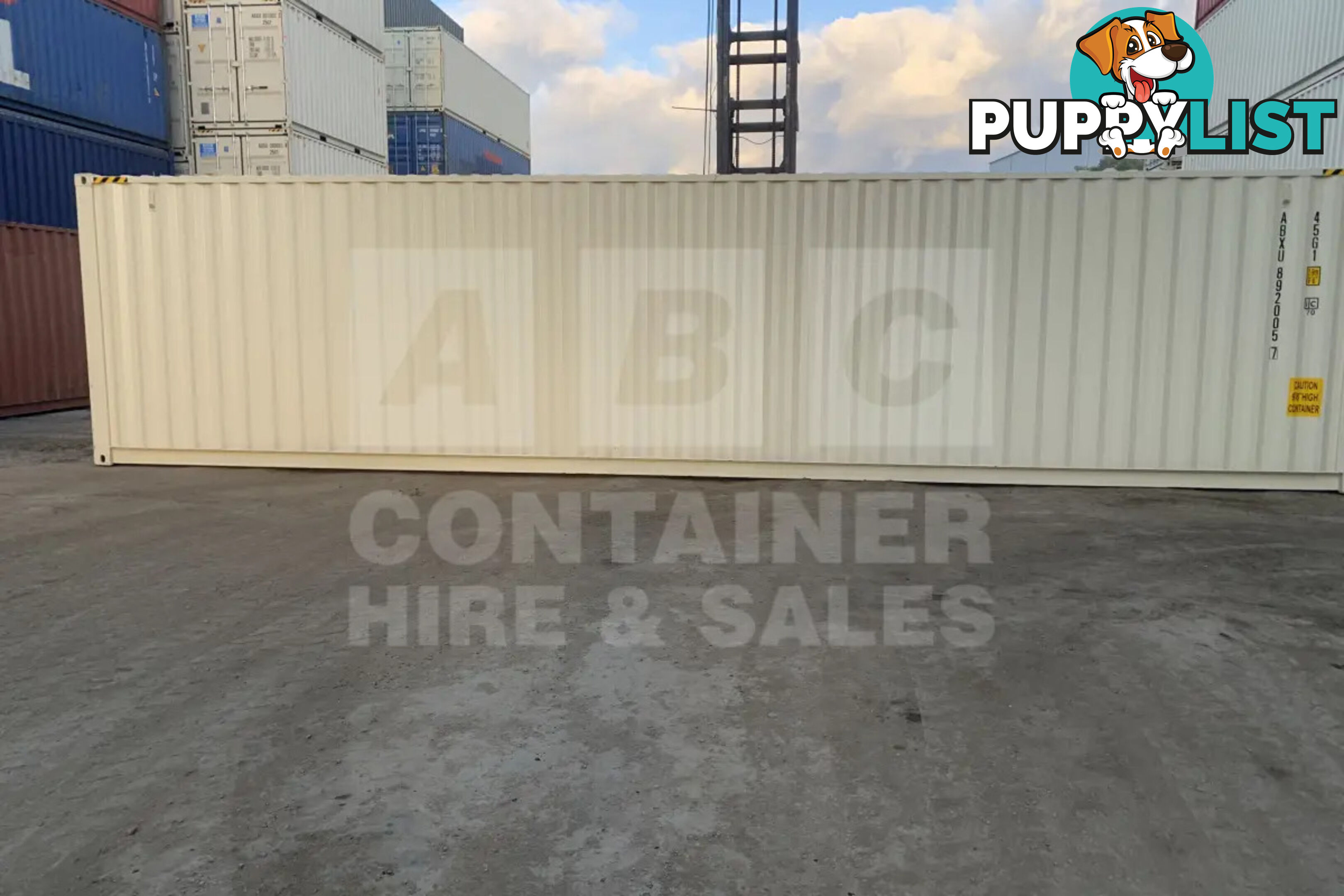 40' HIGH CUBE SHIPPING CONTAINER (STEEL FLOOR) - in Brisbane