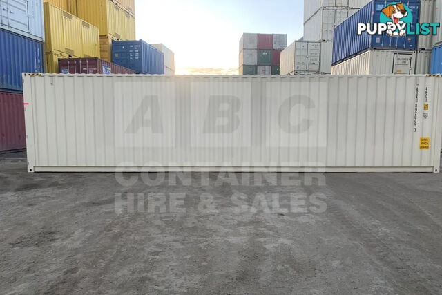 40' HIGH CUBE SHIPPING CONTAINER (STEEL FLOOR) - in Brisbane