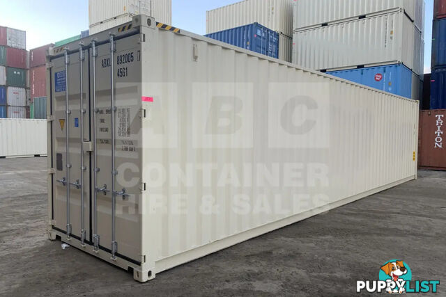 40' HIGH CUBE SHIPPING CONTAINER (STEEL FLOOR) - in Brisbane