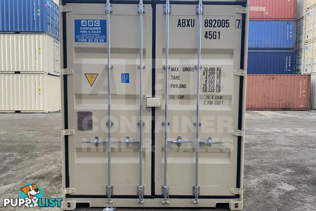 40' HIGH CUBE SHIPPING CONTAINER (STEEL FLOOR) - in Brisbane