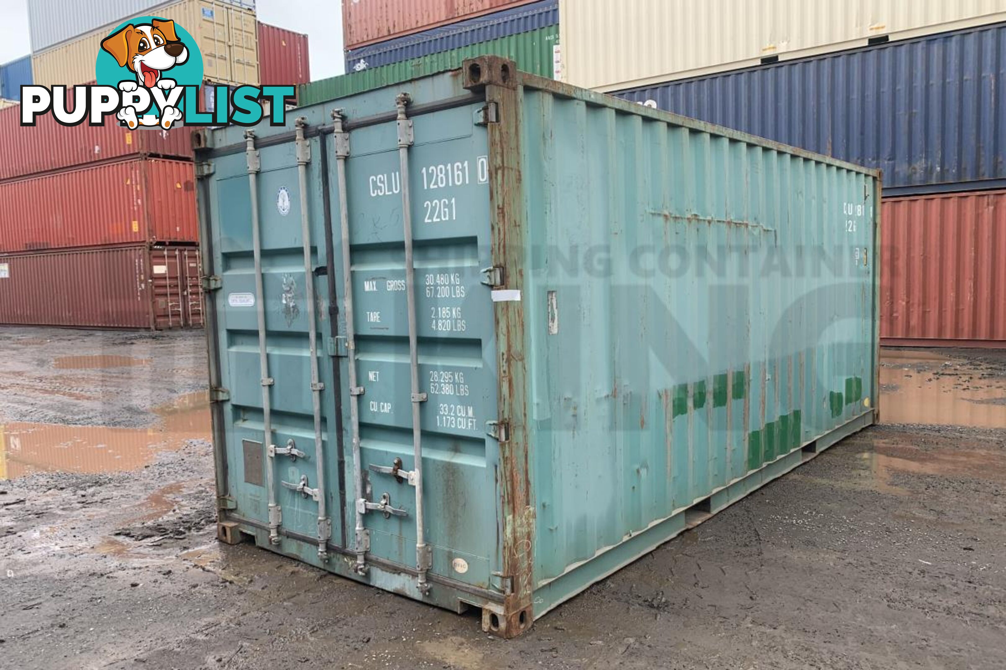 20' STANDARD HEIGHT SHIPPING CONTAINER - in Brisbane