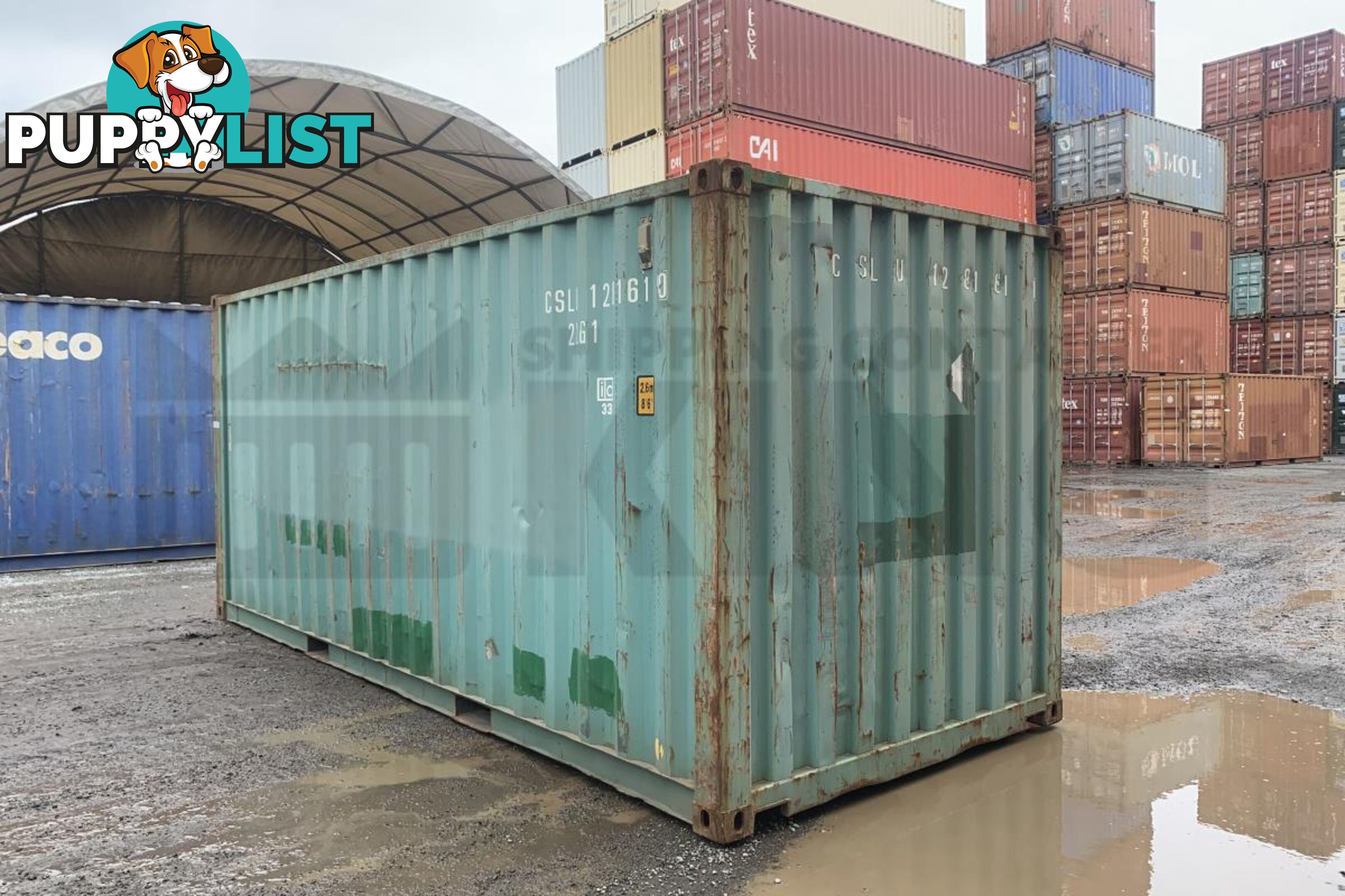 20' STANDARD HEIGHT SHIPPING CONTAINER - in Brisbane