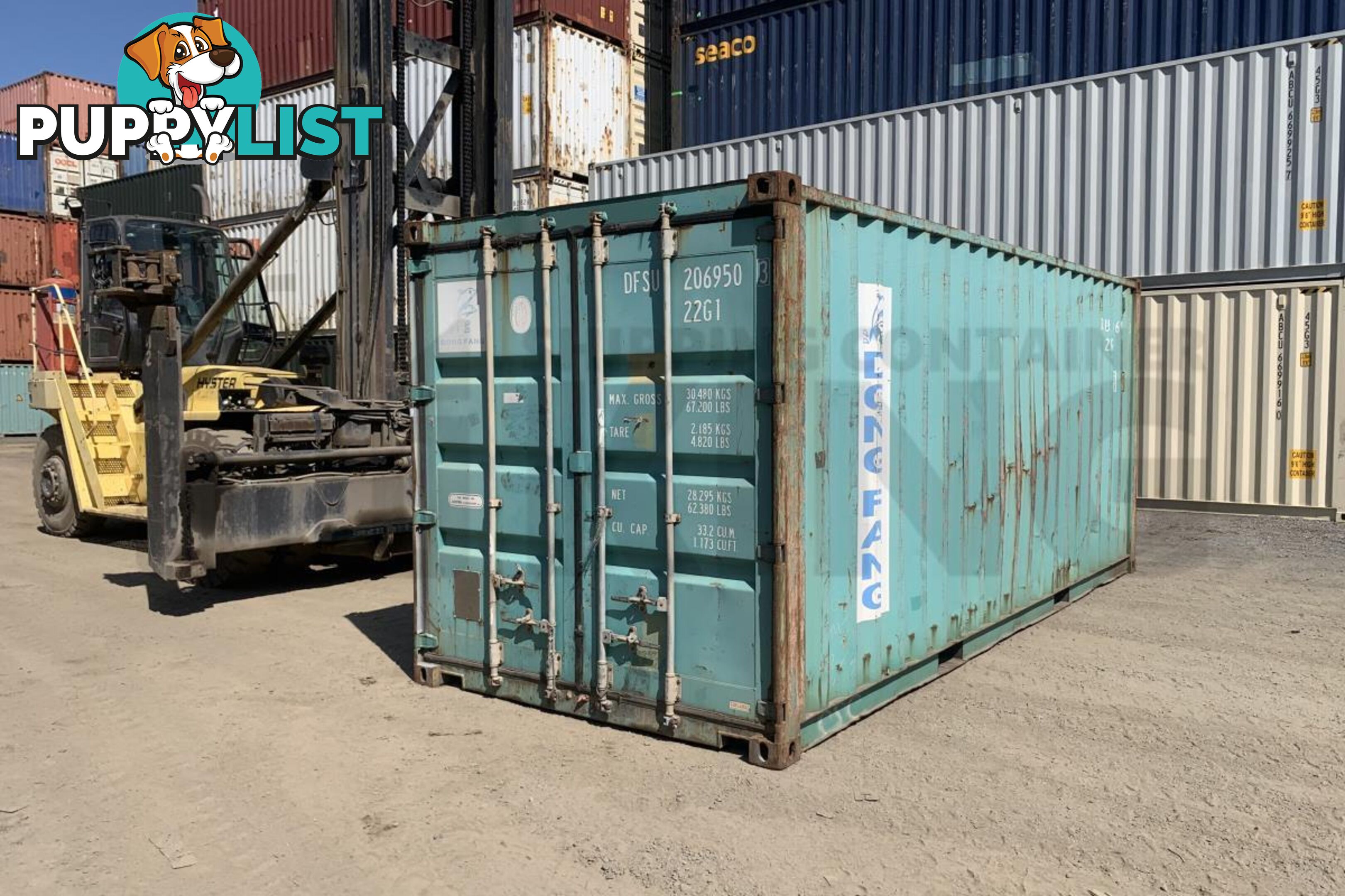 20' STANDARD HEIGHT SHIPPING CONTAINER - in Brisbane