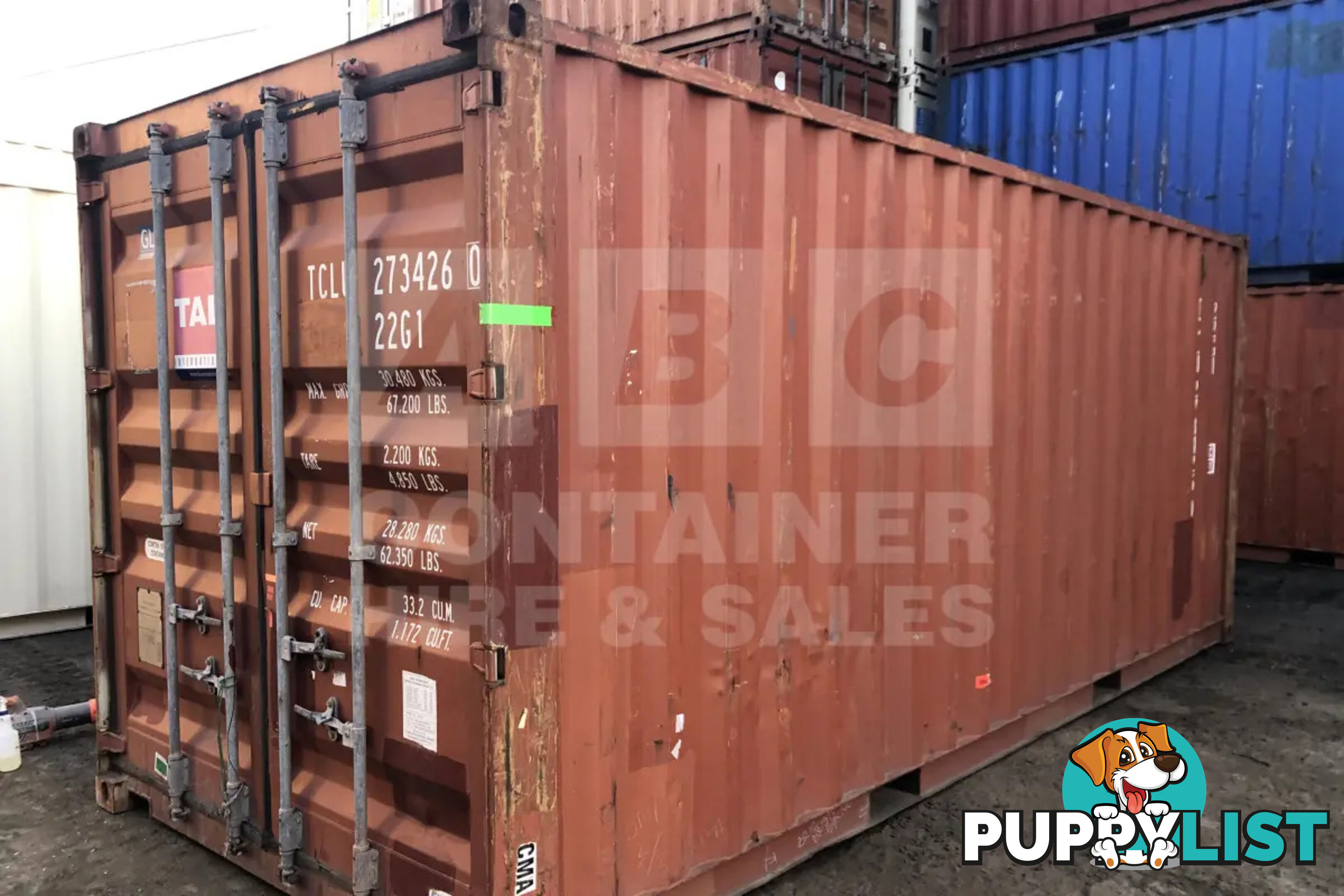 20' STANDARD HEIGHT SHIPPING CONTAINER
