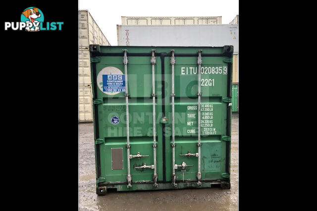 20' STANDARD HEIGHT SHIPPING CONTAINER - in Gladstone