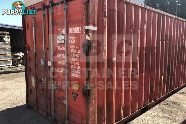 20' STANDARD HEIGHT SHIPPING CONTAINER - in Rockhampton