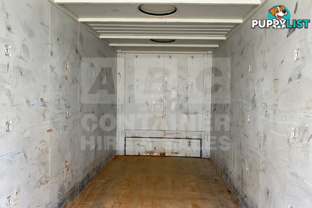 20' HIGH CUBE BULKER SHIPPING CONTAINER (STEEL FLOOR WITH ROOF HATCHES, 2 PALLETS WIDE)